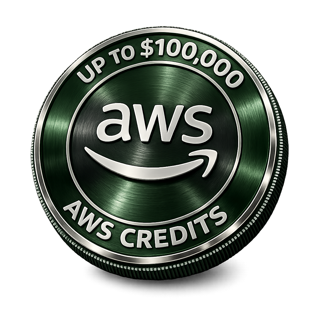 Up to $100,000 AWS Credits
